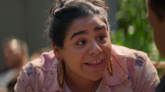 The earrings Jasmine (Jessica Marie Garcia) in On My Block (S02E10)