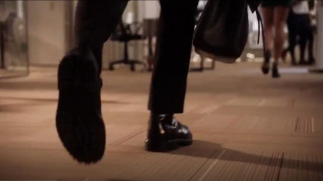 Ssense Common Projects Exclusive Black Combat Boots In Black worn by Laila Robins in The Bold Type (Season 03 Episode 09)
