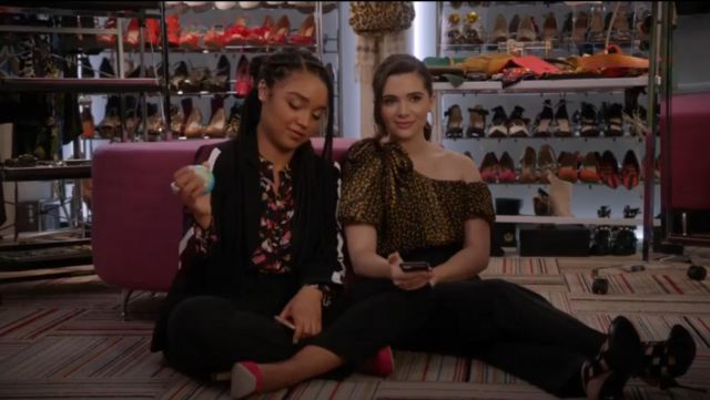Manolo Blahnik Pink Hot Suede Bb Pointed Pumps worn by Kat Edison (Aisha Dee) in The Bold Type (Season 03 Episode 09)