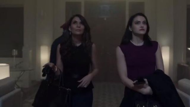 Kate Spade New York Jensen Leather Satchel worn by Hermione Lodge (Marisol Nichols) in Riverdale (Season 01 Episode 01)
