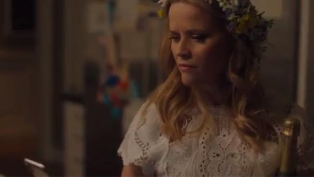 Jonathan Simkhai Guipure Lace Midi Dress worn by Madeline Martha Mackenzie (Reese Witherspoon) in Big Little Lies (Season 02 Episode 07)