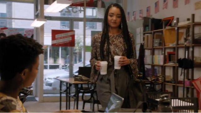Iro Time Pants worn by Kat Edison (Aisha Dee) in The Bold Type (Season 03 Episode 07)