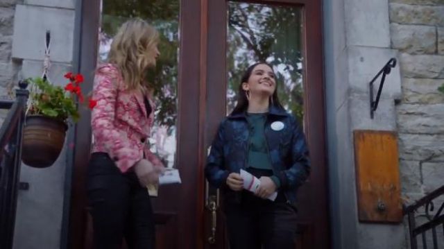 Icône Floral Jacquard Bomber worn by Jane Sloan (Katie Stevens) in The Bold Type (Season 3 Episode 7)