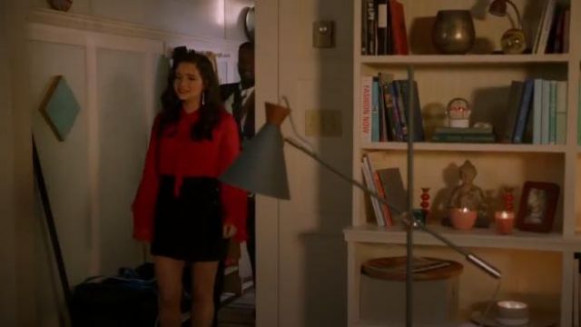 Michelle Mason Grommet Mini Skirt In Black worn by Jane Sloan (Katie Stevens) in The Bold Type (Season 03 Episode 07)