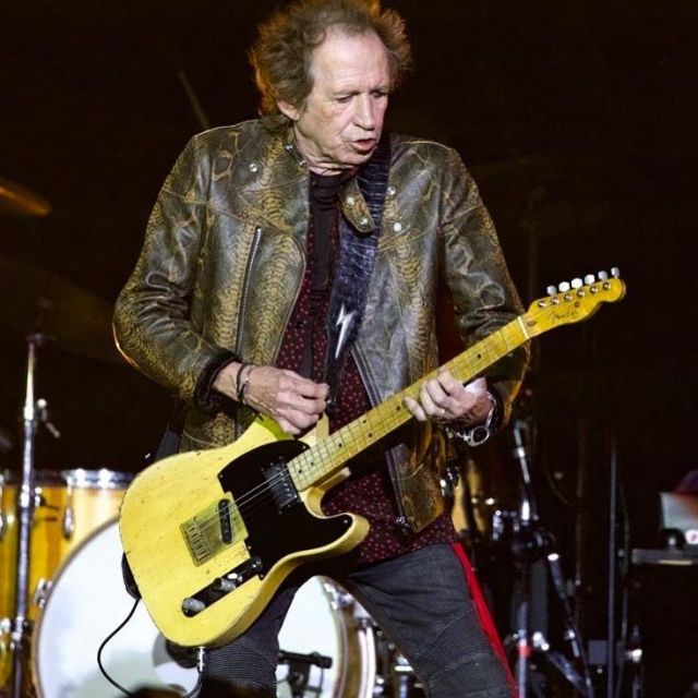 Saint Lau­rent Printed Silk Crepe Shirt worn by Keith Richards on the ...