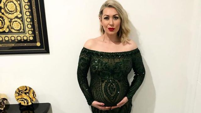The Dress maternity sequin scope by Iva Marra in the Yummy Mummies of Melbourne