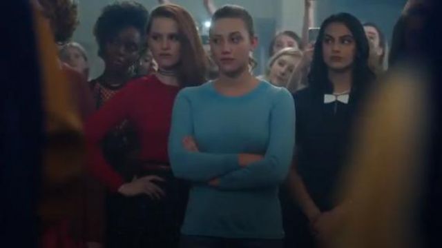 J Crew Merino wool Tippi sweater worn by Betty Cooper (Lili Reinhart) in Riverdale (Season 01 Episode 03)
