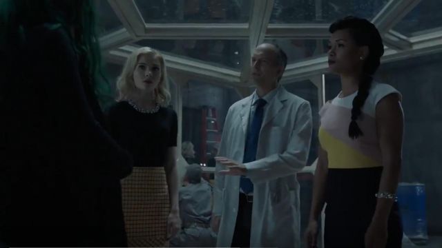 Ted Baker Moliiee Embellished Collar Sweater worn by Esme Frost (Skyler Samuels) in The Gifted (Season 02 Episode 01)