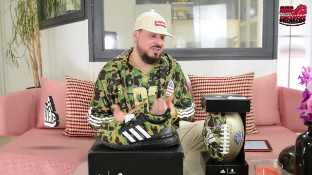 The adidas Ultra 4.0 military Uncle Gibbs in BAPE X ADIDAS ULTRABOOST "SUPER BOWL" | Spotern