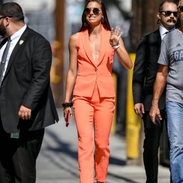 Pinko Cigarette Fit Technical Milano Stitch Trousers Worn By Alex Morgan On The Instagram Account Alexmorgan13 Spotern