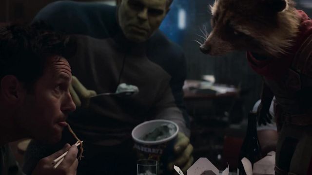 Ben & Jerry's Ice Cream eaten by Bruce Banner / Hulk (Mark Ruffalo) in Avengers: Endgame