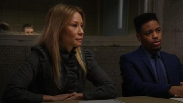 Isabel Marant Etoile Dules Blouse worn by Dr. Joan Watson (Lucy Liu) in Elementary (Season 07 Episode 10)