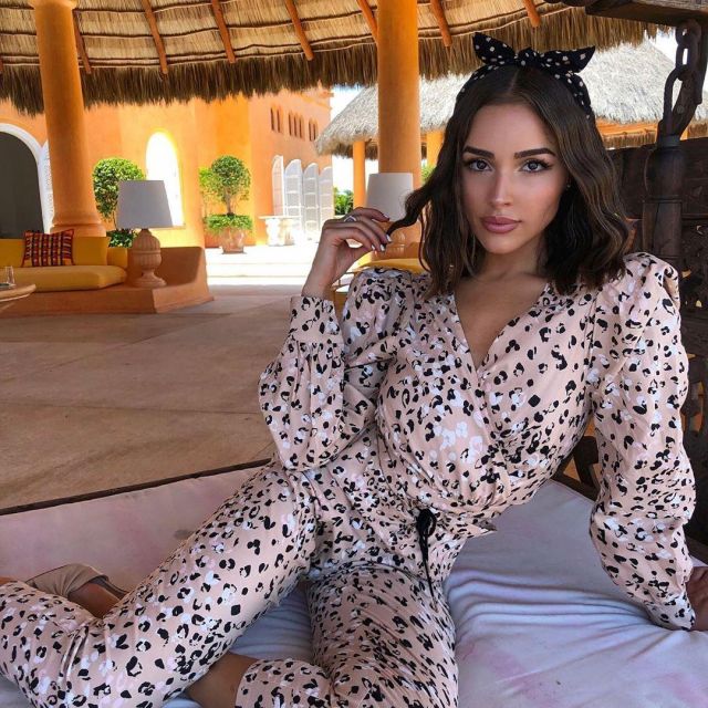 Camila Coelho Fifer Top worn by Olivia Culpo Instagram July 19, 2019