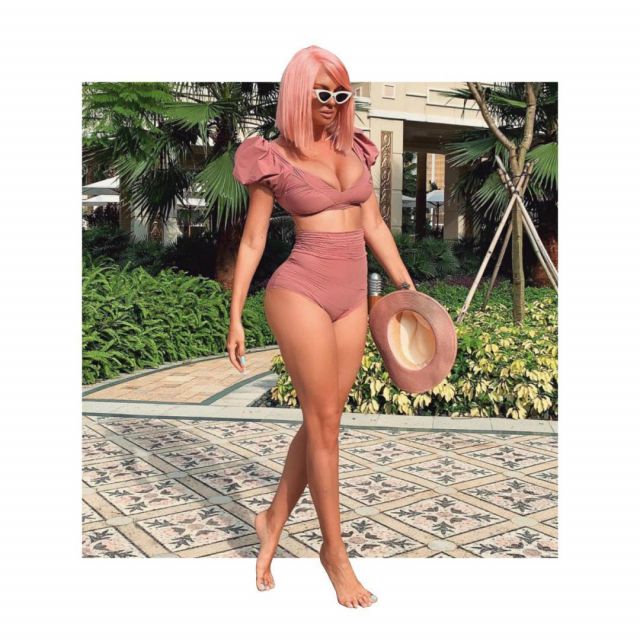 Amir Salma Bikini set worn by Jelena Karleuša on the Instagram account of @jkslookbook