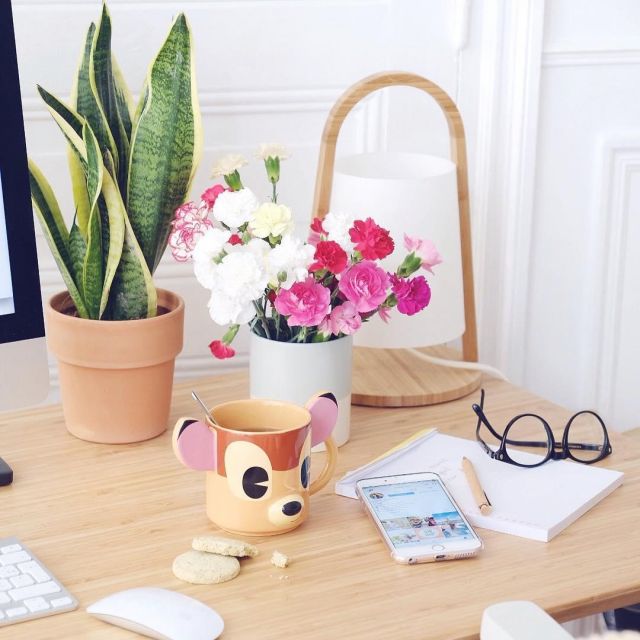 The mug Bambi of Angeline's account on the Instagram of @carnetprune