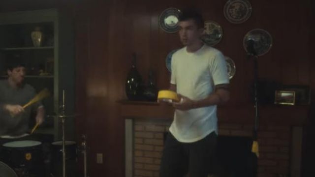 White T-Shirt as seen in The Hype music video by Twenty One Pilots