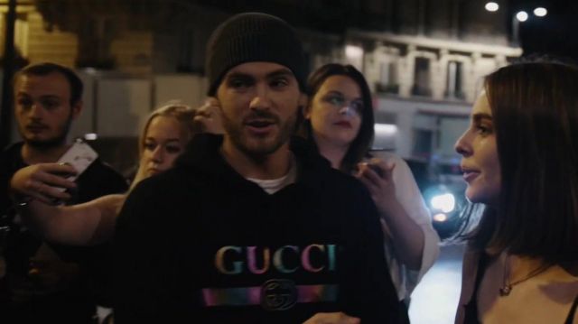 Sweatshirt black Gucci Cody Christian in her video clip Blessed