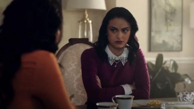 Ted Baker Purple Dress worn by Veronica Lodge (Camila Mendes) in Riverdale (Season 01 Episode 09)