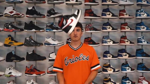 The Sneakers Jordan 3 Retro Sport Blue seen in I Bought The 10 Best Back To School Hype Sneakers For 2019!