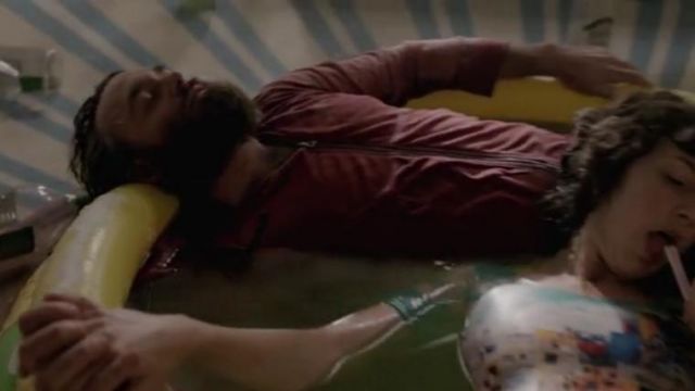 James Perse Red Hoodie worn by Phil Tandy Miller (Will Forte) in The Last Man on Earth (Season 02 Episode 01)