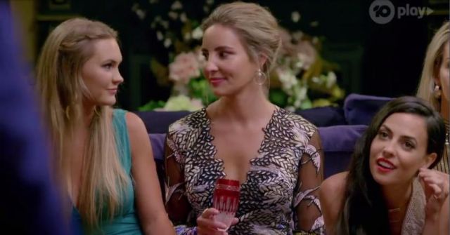 Klovia Kylie Dress worn by Kristen Czyszek in The Bachelor Australia (Season 07 Episode 02)