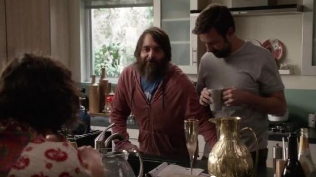 James Perse Red Hoodie worn by Phil Tandy Miller (Will Forte) in The Last Man on Earth (Season 02 Episode 14)