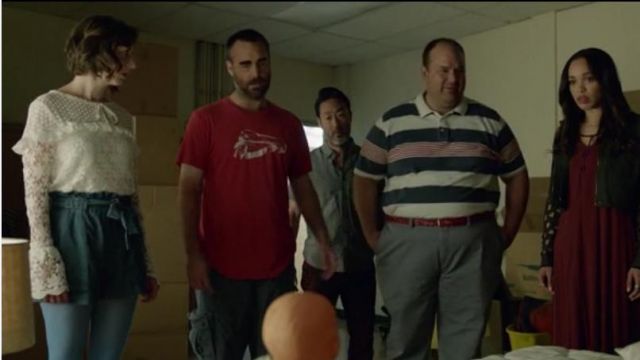 Threadless Red Printed Tee worn by Phil Tandy Miller (Will Forte) in The Last Man on Earth (Season 03 Episode 08)