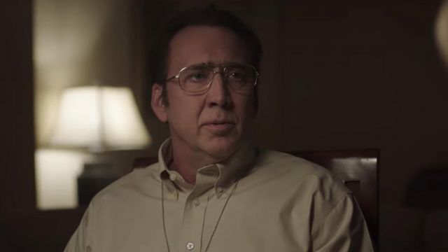 Eyeglasses worn by The Cook (Nicolas Cage) as seen in Running with the Devil