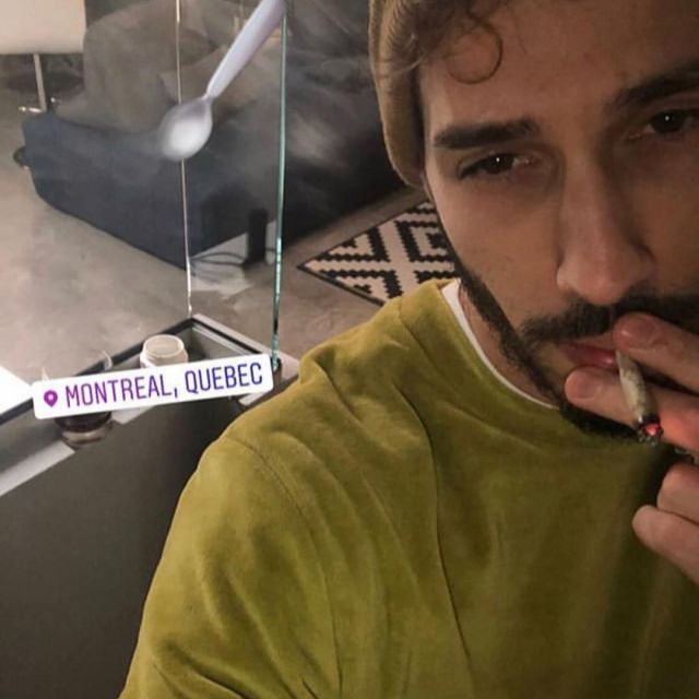 The green sweater of N. O. S on the account Instagram of @pnl_morocco