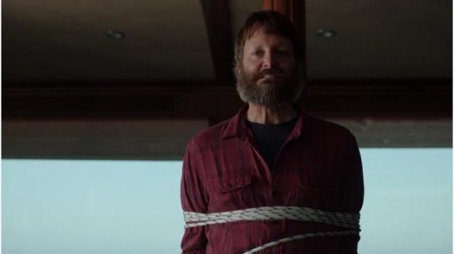 Salt Valley Red Pocket Front Plaid Shirt worn by Phil Tandy Miller (Will Forte) in The Last Man on Earth (Season 04 Episode 02)