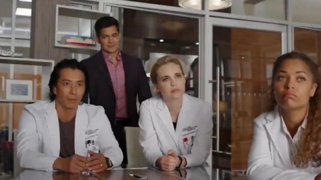 Fit Shirt Pink worn by Dr. Neil Me­len­dez  (Nicholas Gonzalez) in The Good Doctor (Season 3)