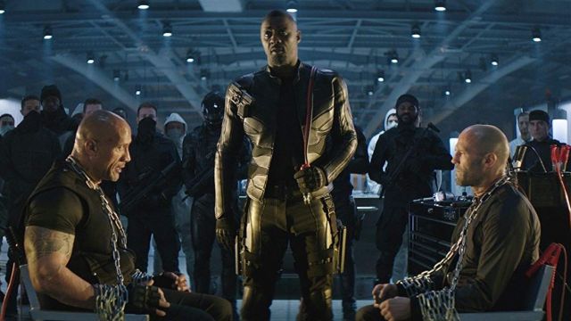 Le blouson en cuir porté par Brixton (Idris Elba) dans Fast & Furious Presents: Hobbs & Shaw