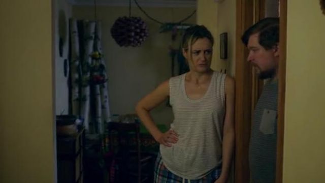Wilt Stripe Wite Tee worn by Piper Chapman (Taylor Schilling) in Orange Is the New Black (Season 07 Episode 01)