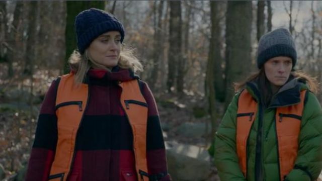 Woolrich Mckenzi Red and Black Check Parka Coats worn by Piper Chapman (Taylor Schilling) in Orange Is the New Black (S07E08)