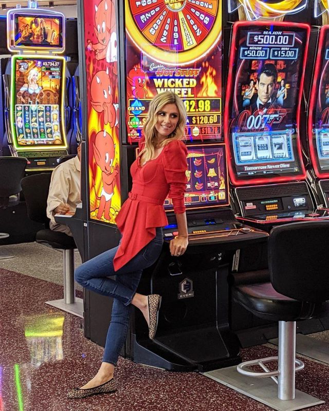 French Sole X Nicky Hilton Paris Ballet Flats In Praline Cheetah worn by Nicky Hilton Rothschild The Magic Convention in Las Vegas August 13, 2019