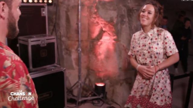 The dress silk shirt from Zaz in The Song challenge the 17.08.2019
