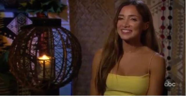 LIKELY Yellow Women's Banks Dress (Nicole Lopez-Alvar) in Bachelor in Paradise (S06E03)