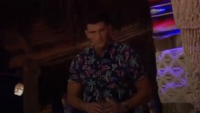 CHUBBIES One Man Wolf Pack Short Sleeve Button-Down Popover Shirt worn by (Blake Horstmann) in Bachelor in Paradise (S06E03)