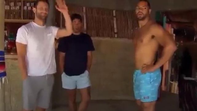 Vineyard Vines Boys Summer Sailing Chappy Trunks worn by (Clay Harbor) in Bachelor in Paradise (S06E03)