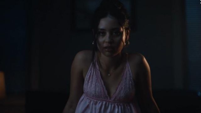 Boohoo Lace & Satin Babydoll in Pink worn by (Alexa Demie) in Euphoria (S01)
