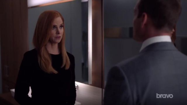 Tom Ford Velvet And Stretch Crepe Dress worn by Donna Paulsen (Sarah Rafferty) in Suits (S09E06)