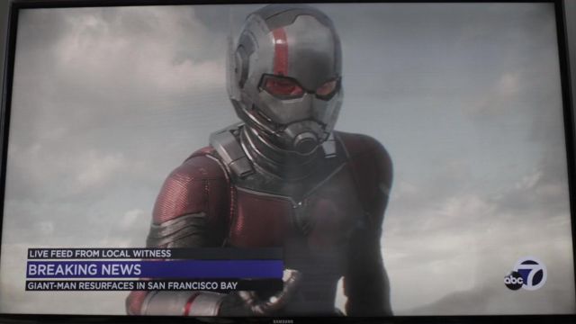 Samsung TV in Ant-Man and the Wasp