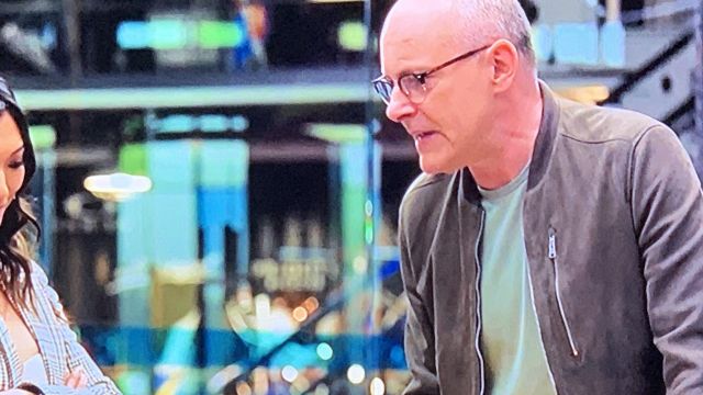 The bomber jacket in suede worn by Joe Krutel (Rob Corddry) in the series Ballers