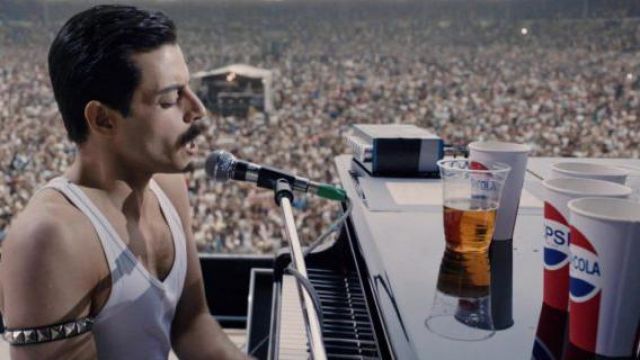 Pepsi Cola of Freddie Mercury (Rami Malek) in Bohemian Rhapsody