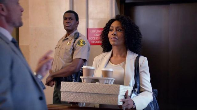 Navy Blue Bags Worn By Judge Lola Carmichael Simone Missick In