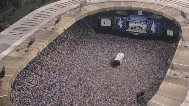 Wembley Stadium as seen in Bohemian Rhapsody