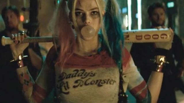 "Daddy's Lil Monster" T-shirt worn by Harley Quinn (Margot Robbie) in Suicide Squad