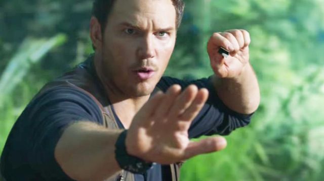 G-Shock watch of Owen Grady (Chris Pratt) in Jurassic World: Fallen Kingdom