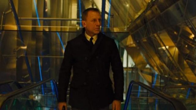 Le caban de James Bond (Daniel Craig) dans Skyfall