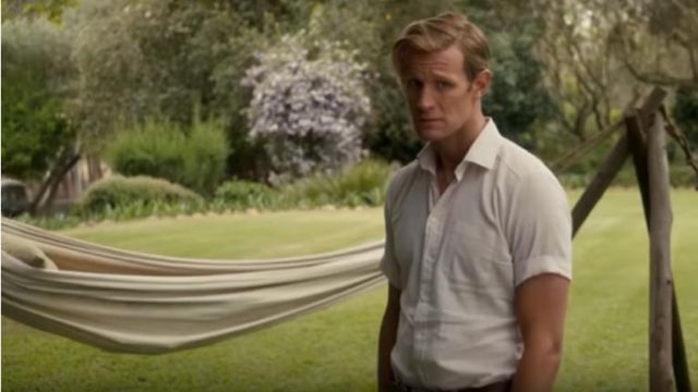 Short Sleeve White Shirt worn by Philip, Duke of Edinburgh (Matt Smith) in The Crown (S03)